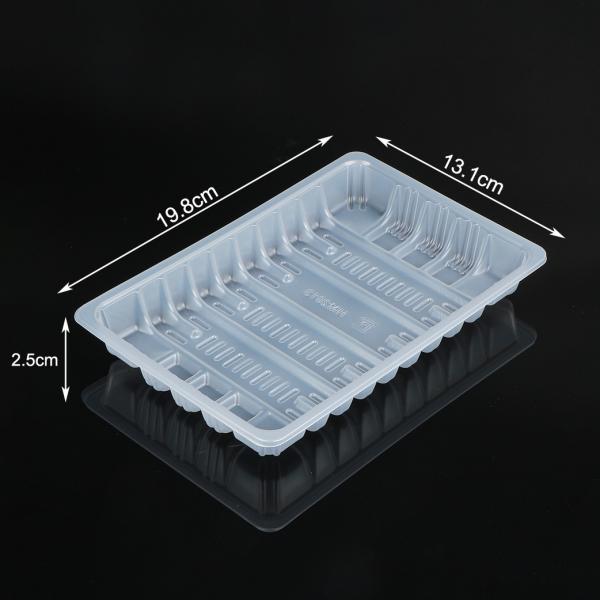 Alimento congelado Tray Packaging Disposable da carne do marisco dos peixes frescos galinha plástica