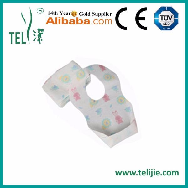 Cute Waterproof 24.5*34.5cm Disposable Baby Bibs