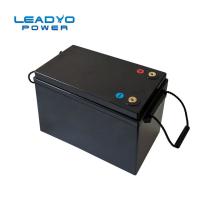 O ferro do lítio da bateria 12V 200ah do campista de LEADYO rv fosfata a bateria Lifepo4