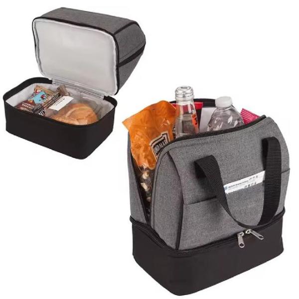 На заказ носить в двух отделениях портативный офис теплоизолированный охлаждающий обеденный пакет