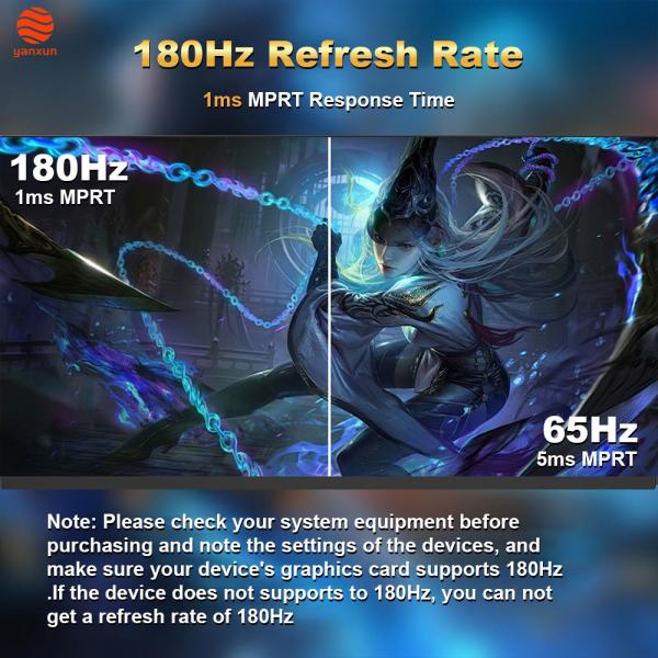 Fast Response Time 1800R Gaming Monitor QHD Resolution Computer Monitor 32 Inch