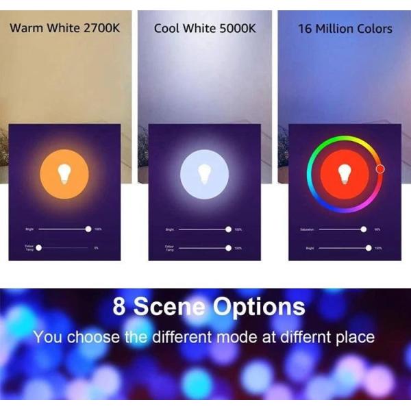 Multifunctional RGBCW Smart Wifi Voice App Remote Control Bedroom Living Room Music Led Ceiling Lamp