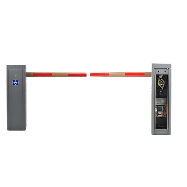Non-spring Parking Barrier Gate with Max. 4 Meters Inflatable Arm and 200W Brushless Motor