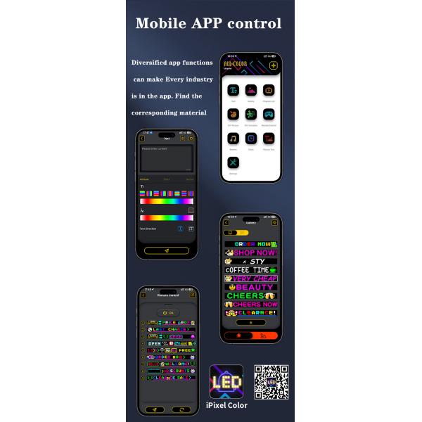 69.37x7.56in LED Transparent Screen 1762x192mm 16*192 Pixel Size Perfect for Events and Exhibitions