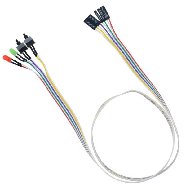 65CM Slim Computer Motherboard Power Cable Wire Harness 28AWG 26AWG 24 AWG Wire