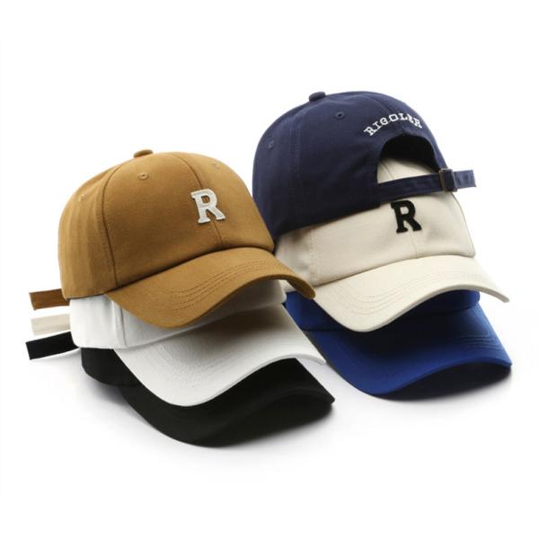 58cm Outdoor Baseball Cap Women'S Cotton Adjustable Large R Embroidered Logo