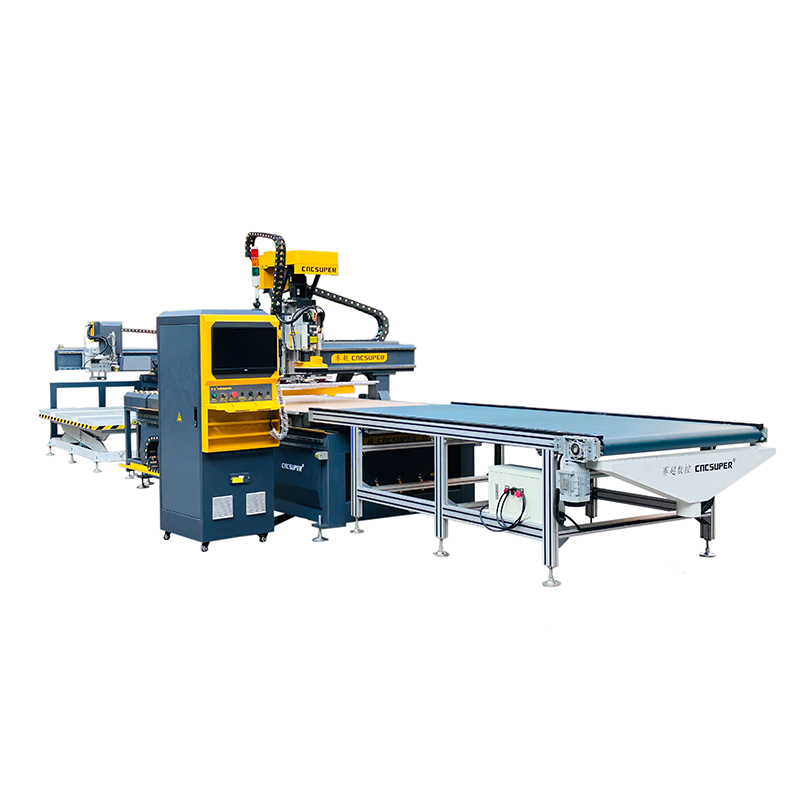 Automatic ATC CNC Cutting Machine Auto Label Auto Feeding for Custom Furniture Production