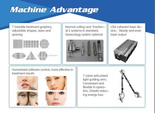 most advanced 30w power USA Coherent laser vertical fractional co2 laser with vaginal tightening
