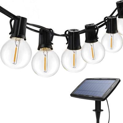 Luzes exteriores solares impermeáveis da corda do pátio do diodo emissor de luz Ip44 G40