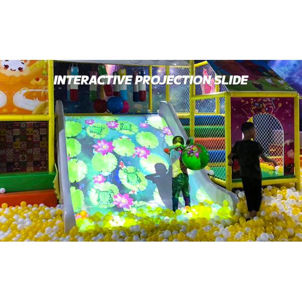 Interact Slide Game Interactive Projection Game For Shopping Mall Amusement