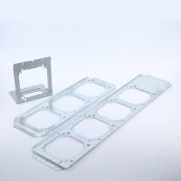 La construction préfabriquée de boîte de débouché de support zinguent le plat 3 effort de tenue de 4 bandes d'installation de cloison sèche