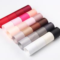 3mm-100mm Solid Assorted Color Polyester Grosgrain Ribbon para embrulho de presentes e artesanato DIY