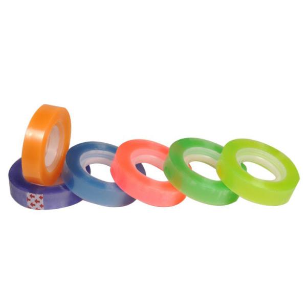 Colorful BOPP Stationery Tape Company Logo Printing For Gift Packing