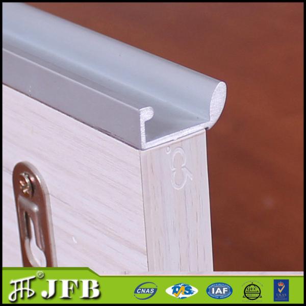 Aluminium Frame Manufacturer, 3 Meters Aluminum Kitchen Cabinet  Profile, Bright Light Color