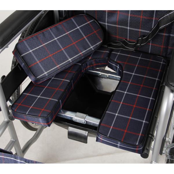 Class I Plaid Wheel Chair Manual Wheelchair ISO13485