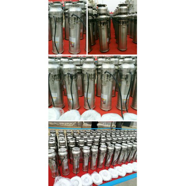 2.2-7.5KW SS Погружаемый насос для фонтана воды 10-250 м3/ч Скорость потока Легко работать