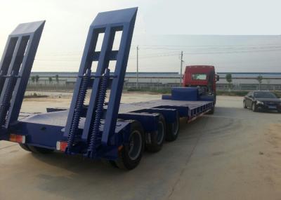 da Baixo-cama eixos 70Tons 15m do caminhão de reboque 3 semi para a máquina de carregamento da construção