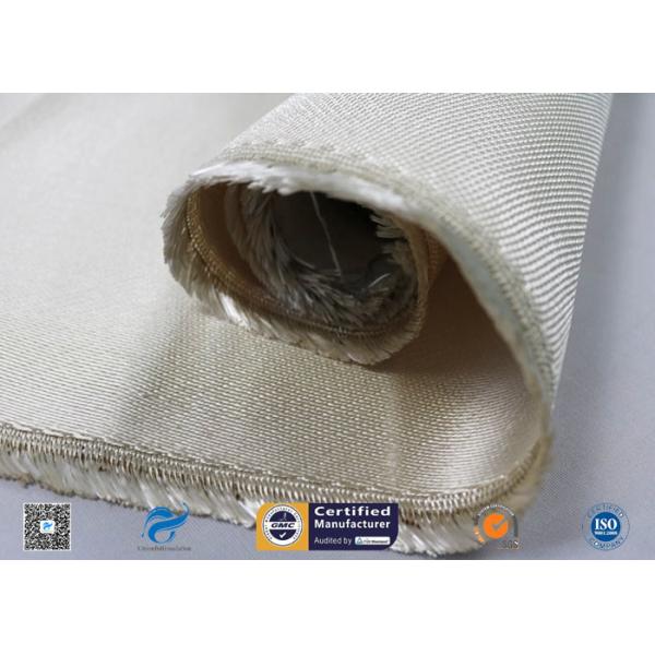 Heat Resistant 1050g Brown High Silica Fiberglass Fabric Fireproof