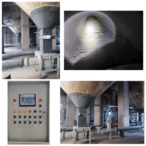 Насос для подачи пыли с непрерывным потоком с разбавленной фазой под положительным давлением