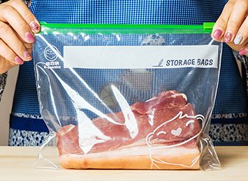 Jumbo Baggies, Big Slider Freezer Food, Resealable Closure Storage Bags, Heavy Duty, Organization, Storage