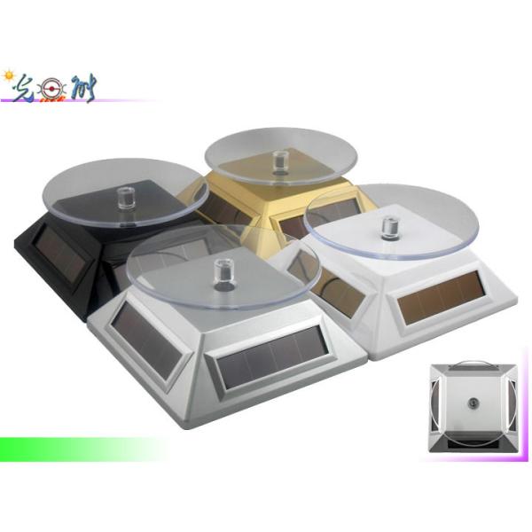 Automatically white / black ABS Solar Rotary display for displaying jewellery, watch, MP4