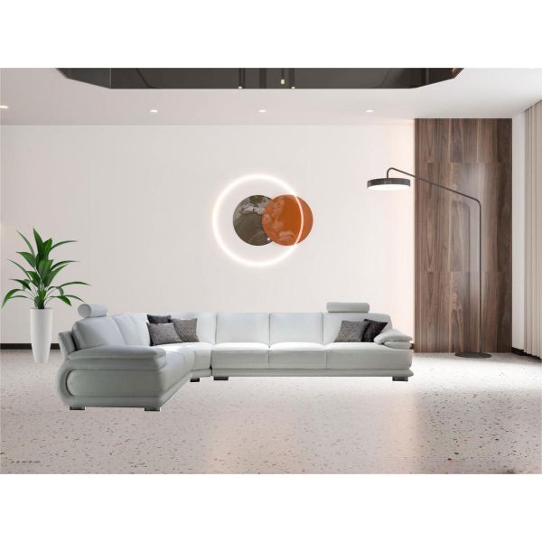 Customize Color L Shaped Sectional Sofa with High-Density Foam and 18 Years Factory Experience