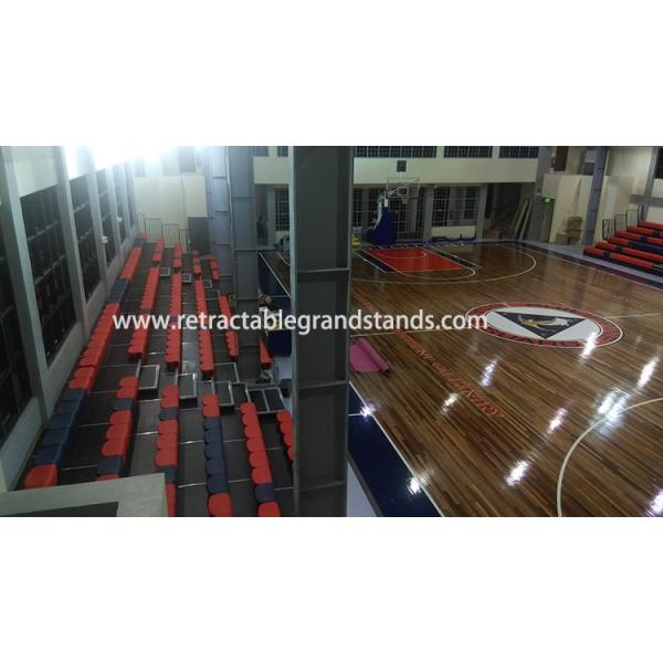 Bleacher высокого полиэтилена Densitly Retractable усаживая 6 сгребенных строк