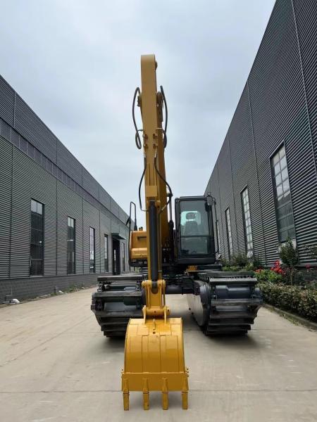 5-30 Ton Amphibious Excavator Pontoon Floating Customized