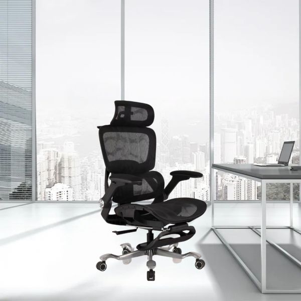 Lift High Back Ergonomic Office Chair Swivel Full Mesh For Home Office