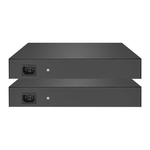 Montagem no rack Switch Ethernet não gerenciado 8 portas RJ45 de 10 Gbps com 1 ventilador