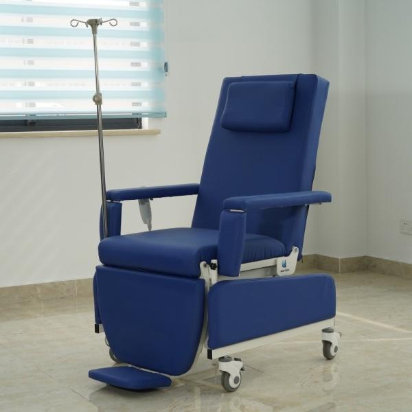 Adjustable Medical Treatment Chair Reclining Patient Chair For Clinics Dialysis And Blood Draw Procedures