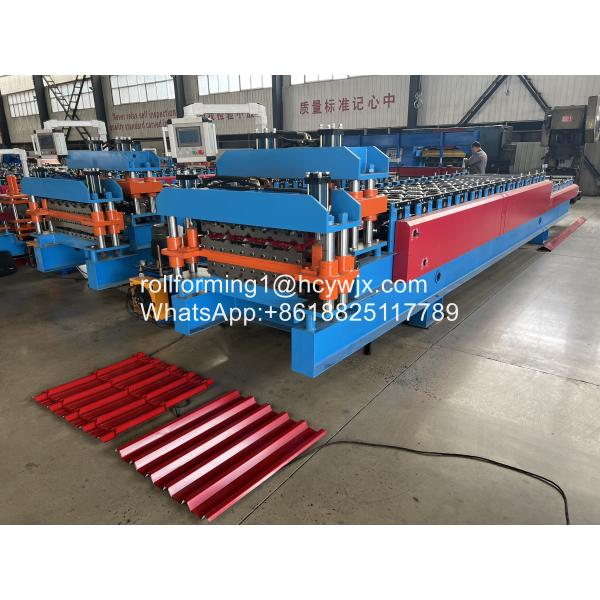 Rollo de alto rendimiento de la teja del paso de la capa doble que forma la máquina