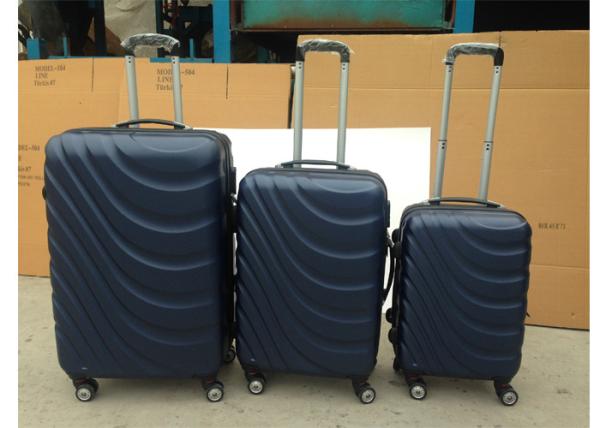 Carry On 3 Pcs Luggage Travel Set Bag ABS Trolley Suitcase 2 Zippers Framed For Travel