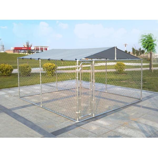 4x2.3x1.82M Thick Hot Galvanized Fence Big Dog Kennel/Metal Run/Pet house/Outdoor Exercise Cage