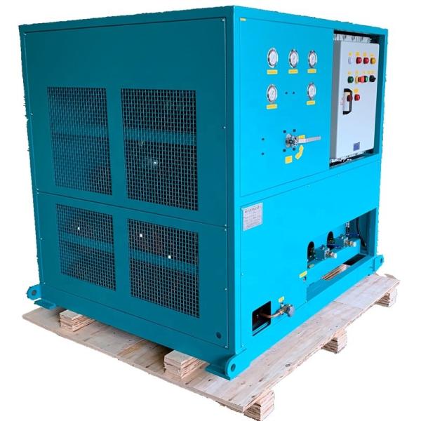 25HP ISO Tank Refrigerant ISO Tank Recovery System  Ac Recharge Machine R32 R134a Vapor Recovery Gas Charging Machine