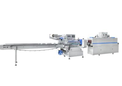 30-150 Pcs/Min High Speed Shrink Wrapping Machine Flow Cut Tunnel