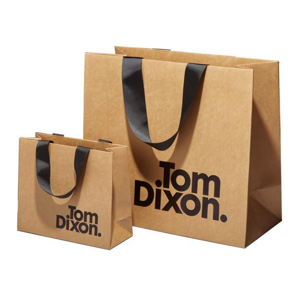 Reusable White 250gsm Boutique Paper Bags For Gift