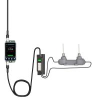 TM605P Mesure de température par débitmètre à ultrasons pour des données précises pour le choix de petits tuyaux