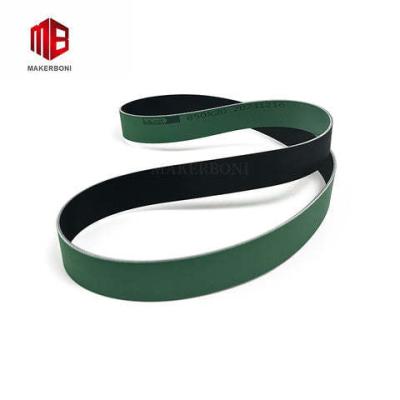 117918 Ceinture de chronométrage en cuir lisse vert pour Lectra 20*935