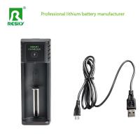 18650 26650 21700 Batterie au lithium-ion Chargeur USB à fente unique Smart Rechargeable 4.2V