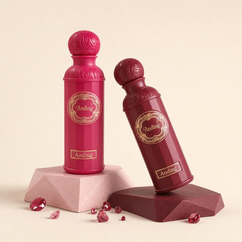 100ml Arabic Perfume Bottles Glass Cylinder Carved Spray Empty Luxury