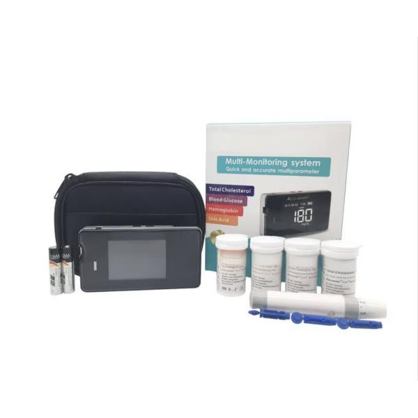 4In1 Home Care Uric Acid Level Tester For Blood Glucose Hemoglobin Cholesterol