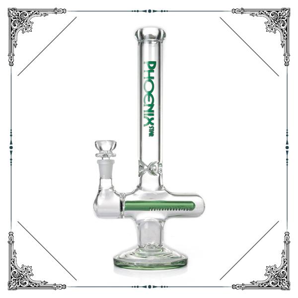 Cross Style Bong With Inline Pecolator Glass Smoking Water Pipe Bongs Heady Glass Hookah