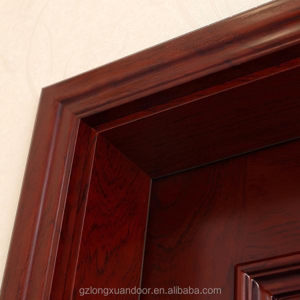 205cm Height HDF Composite Teak Wood Main Door Designs For Houses