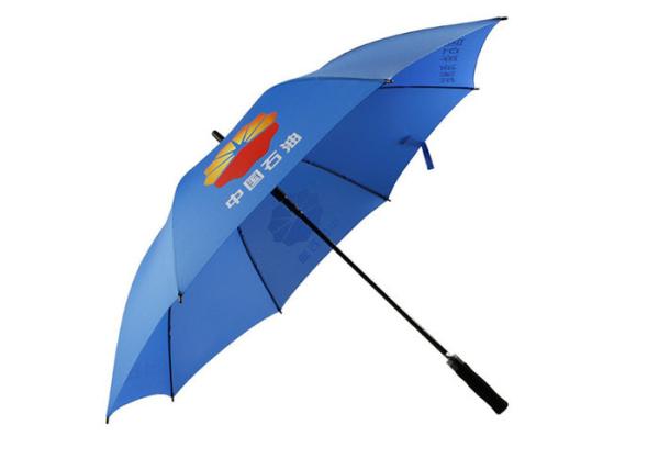 Bigger Size Auto Promotional Golf Umbrellas EVA Handle Silk Screen Logo