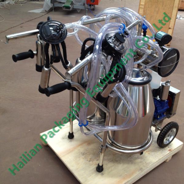 Vacuum Pump Portable Cow Milk Sucking Machine Trolley Type with CE