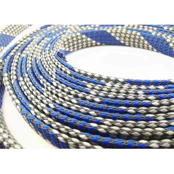 Douille gainante de protection contre la chaleur de câble de polyester tressé