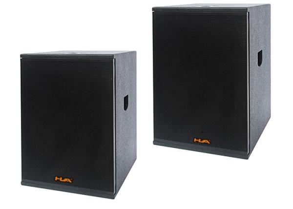 400W 8ohm Conference Room Sound System Black Brich Plywood Column Speaker Subwoofer