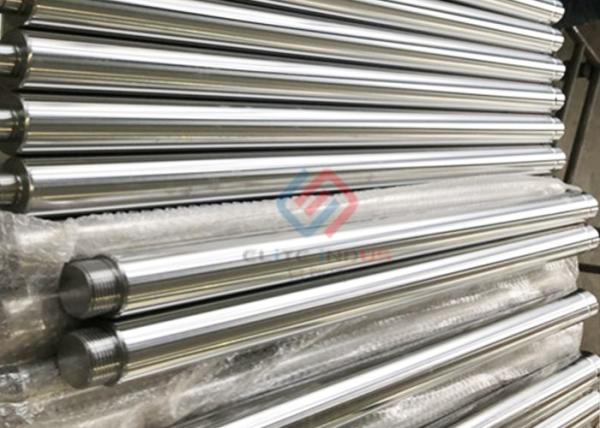 Chrome Plated Carbon Steel Round Bar High Performance Forging Grinding Rod Dia 20mm - 90 Mm