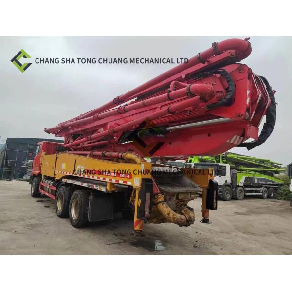 In 2021 Sany SYM5350THB1E Chassis 49 M Concrete Pump Truck 5 Cylinders And 5 Masts